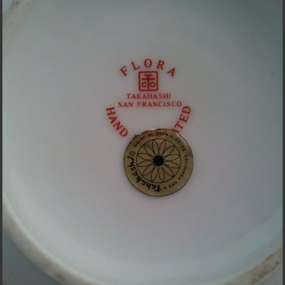 FLORA Vintage Takahashi San Francisco Tea Pot - Picture 4 of 4